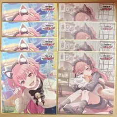 【匿名配送】 桃井愛莉 プロセカ ミニ色紙 56B 特訓前後 4枚ずつ