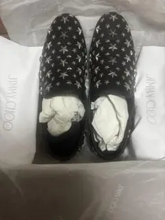 JIMMY CHOO スタースタッズ スリッポン グリッター 43 - メルカリ
