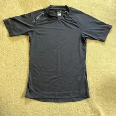 ミズノ　アンダーシャツ　少年野球　140ネイビー　記名あり　半袖