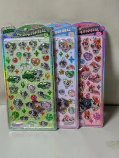 ★パワーパフガールズ★✨️うるちゅる ポップシール✨️【3種セット】【正規品】