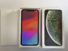 Apple iPhone XS Max 256GB ブラック背面ひび割れあり