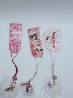 ハローキティ　しょこたん　激レア ストラップ 3個セット