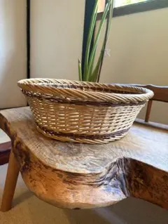 タイ伝統工芸 カントークテーブル ラタン 籐 脚付きお膳 42cm - メルカリ