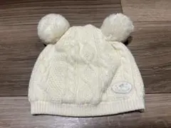 【美品】ミキハウス　ベビー帽子　サイズ44-48