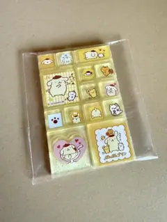 サンリオ トレーディングミニタイルシール ポムポムプリン