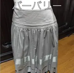 美品バーバリーブルーレーベル膝下スカート