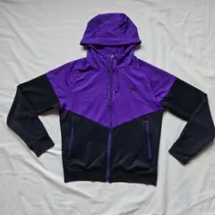 Nike フード付きジャージ 紫/黒 春秋