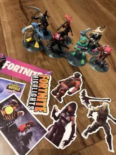 フォートナイト ミニフィギュア 7体 コレクション ステッカー おまけ付き