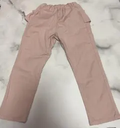 キッズ　長ズボン　100 フリル　ピンク