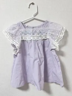 【新品未使用】petit main 薄紫 ブラウス