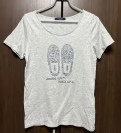 chocol raffine robe 半袖Tシャツ グレーのサムネイル