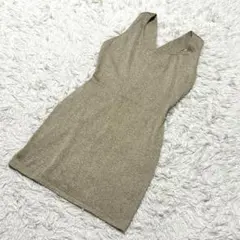 CHANEL ノースリーブ カシミヤ ラメニット 金ボタン 36 ベージュ