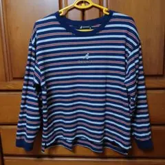 セール★KANGOL 長袖ボーダーTシャツ (M)