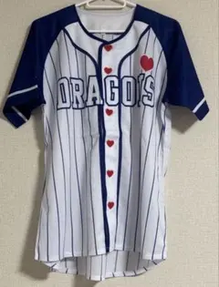 中日ドラゴンズ ユニフォーム レディース Fサイズ ハートボタン 半袖 ドラ恋のサムネイル