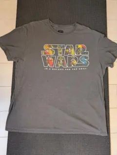 STAR WARS 公式 古着 Tシャツ XL チャコールグレー