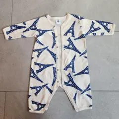PETIT BATEAU エッフェル塔ロンパース 6m