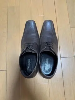 ダークブラウン レザー ビジネスシューズ