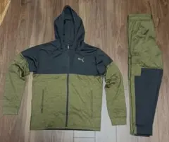 PUMA CLOUDSPUN セットアップ　オリーブ　M