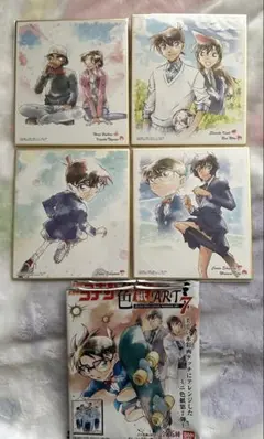 名探偵コナン 色紙アート7 ミニ色紙 4枚セット