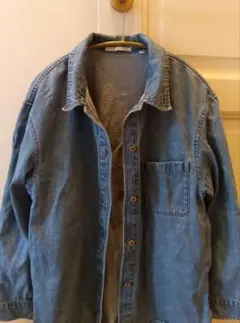 ❥ユニクロUNIQLO❥ デニムジャケット アウター MブルーＧジャンシャツ