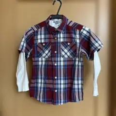 OshKosh B'gosh チェック柄長袖シャツ 6サイズ120