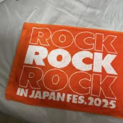 ROCK ROCK ROCK IN JAPAN FES. 2025 タオル