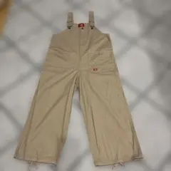 Dickies ベージュ オーバーオール M