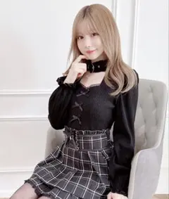 MA*RS ハートベルト付きテレコトップスのサムネイル
