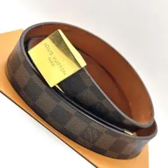 LOUIS VUITTON サンチュール キャレ ダミエ エベヌ ベルト