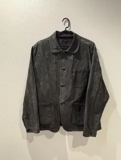evan kinori three pocket jacket 墨染め