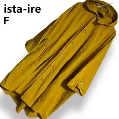 ista-ire イスタイーレ フード付き ロングコート コットン リネン【F】のサムネイル