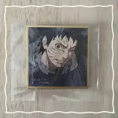 豆ガシャ ミニ色紙 NARUTO 疾風伝 うちはオビト