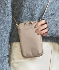 ポリエステル ジップスリム ウォレットショルダー