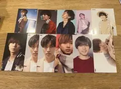 永瀬廉 ソロ厚紙12枚セット