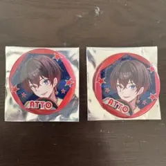 AMPTAK×COLORS あっとくん ミニ缶バッジ