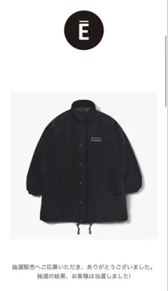 ennoy PADDED NYLON BENCH COAT Mサイズ - メルカリ