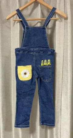 ミニオン デニム オーバーオール キッズ 子供服 サロペット110cm
