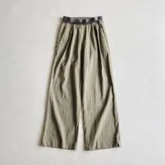 Deuxieme Classe STRETCH TWILL タックパンツ カーキのサムネイル