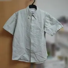 THE BAGGY 半袖シャツ ストライプ グリーン　美品