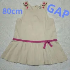 GAP ベージュ フリルワンピース 80cmのサムネイル