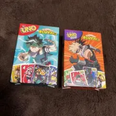 ハッピーセット　UNO 僕のヒーローアカデミア 緑谷出久　爆豪勝己　セット