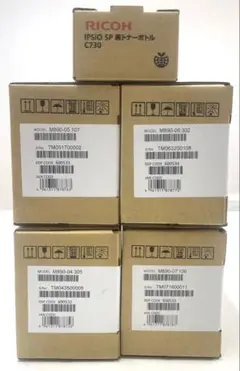 RICOH IPSiO SPトナー C730 4色+廃トナーボトルSET