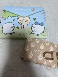 【匿名配送】ちいかわカードケース＆うさぎキーケース