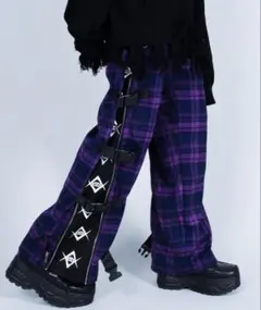 レフレム ポーチ ジャージミニスカート ブラック パープル - メルカリ