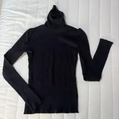 【USED】フランス製・ネイビーセーター・ウール・Miki MIALY