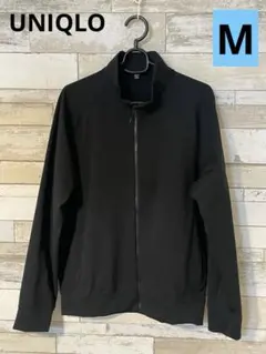 UNIQLO ドライストレッチフルジップジャケットM ブラックのサムネイル