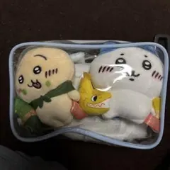 ちいかわぬいぐるみ3体セット カラビナ付き