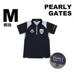 PG GOLF ポロシャツ ブラック 89 ジッパー付き ゴルフウェア メンズ