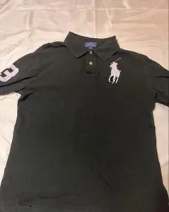 チーフキーフ】Polo Ralph Lauren ビッグポニー ポロシャツ 黒 - メルカリ