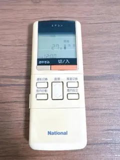 National ナショナル エアコンリモコン A75C462 中古 動作確認品のサムネイル